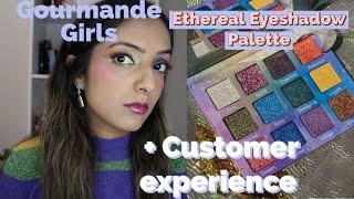 Looks with the Gourmande Girls Ethereal Eyeshadow Palette + My Customer Experience with the Brand