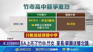 高中免試入學放榜 竹家長:5A擠不進第一志願 5A上不了竹中.竹女 家長:寧願送雙北讀│記者 張浩譯 蔡宥嫻│【新聞一把抓】20240710│三立新聞台