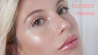 GLOSSY & GLOWY MAKEUP ROUTINE