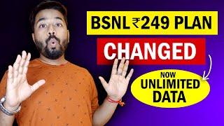 BSNL ₹249 Plan with Unlimited Data | Bsnl ₹249 & ₹299 & ₹329 plan details with Extra Benefits