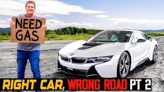 Driving a BMW i8 on the Most REMOTE Highway In North America! (Part 2)