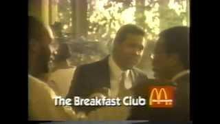 Tommy Ford 1989 commercial: McDonald's - The Breakfast Club