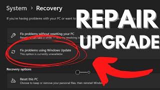 Enable "Fix problems using Windows Update" option in Windows 11 -  25284