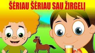 Šėriau šėriau sau žirgelį | Lietuviškos vaikiškos dainelės | Lithuanian Kids Folk Song
