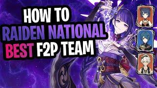 PERFECT National Team Rotation! Raiden National Team Ultimate Guide | Genshin Impact