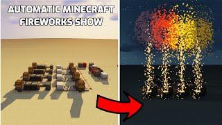 How To Make An AWESOME Automatic Minecraft Fireworks Show