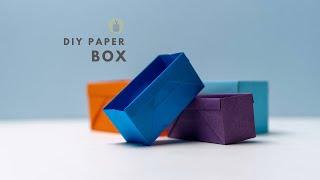 Easy Origami Paper Box Tutorial | Make Your Own Gift Box in Minutes! 