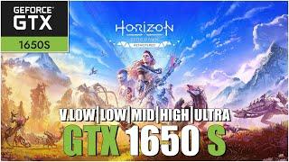 Horizon Zero Dawn Remastered | All Settings Tested GTX 1650 Super FPS TEST