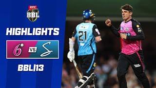 Sydney Sixers v Adelaide Strikers | BBL|13