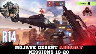 Sniper fury R14 Mojave Desert Assault Mission 16-20 | Sniper Fury gameplay | Invincible Sigog