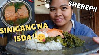 BUHAY AMERIKA: SINIGANG NA SALMON SARAP ASIM! fil-am family vlog