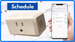 How to Schedule the Kasa Smart Plug to control when your outlets turn on and off