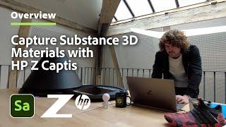 Digital Material Capture Workflow Overview: Substance 3D Sampler with HP Z Captis