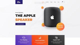 Online Shop Landing Page Demo Preview | Zix Multipurpose WordPress Theme | Digital Agency