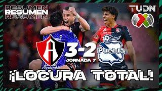 Resumen y goles | Atlas 3-2 Puebla | Liga Mx - CL2025 J7 | TUDN