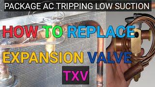 expansion valve how to replace #Package ac Replacement txv