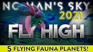 5 Awesome Flying Fauna Planets  |  No Man's Sky 2021