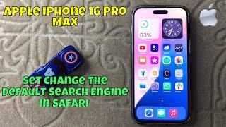 How to Set Change the Default Search Engine in Safari on iPhone 16 Pro Max {Quick & Easy}