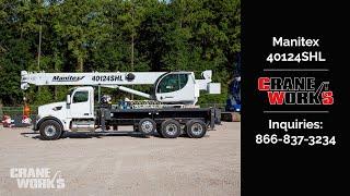 New Manitex 40124SHL Boom Truck Crane.