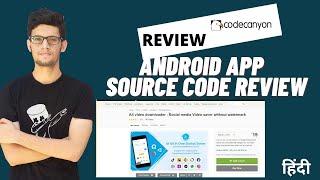 Android App Source Code Review - Codecanyon - All In One Video Downloader App - Hindi