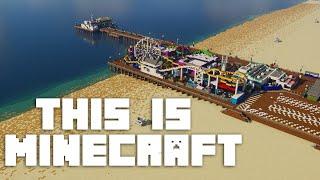 I built the Santa Monica Pier in Minecraft