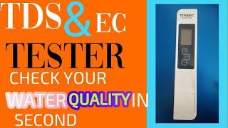 How to use TDS and EC tester #2021