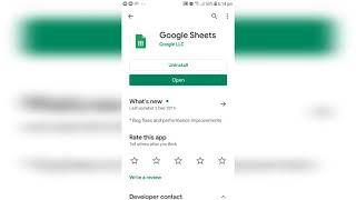 How to edit Google sheet in Android.