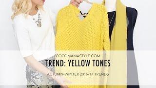 TREND: How to wear yellow | autumn winter 2016