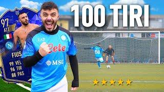 ️ 100 TIRI CHALLENGE: FIUS GAMER (ELITES) | Quanti Goal Segnerà su 100 tiri?