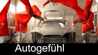 How Tesla cars are built: Model S assembly Fremont Factory production  - Autogefühl