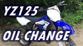 Yamaha YZ125 Oil Change