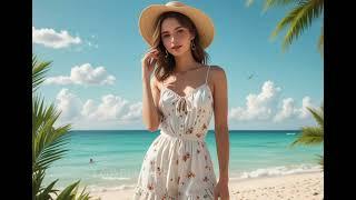 4K | HD| Summer Fashion | Model 19 | LookBook extreme Beauty ai Art