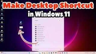 How to Make Desktop Shortcut in Windows 11 - 2024