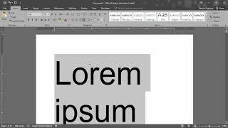 How to Change FONT size in Microsoft Word