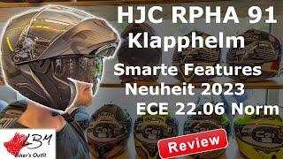 HJC RPHA 91 im Test: Klapphelm mit ausgeklügelten Features + ECE 22.06