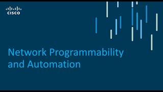 Network Programmability and Automation - Cisco SCOR