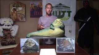 Star Wars Jabba the Hutt  Statue by Illusive Originals Plus Autographs By The Puppeteers