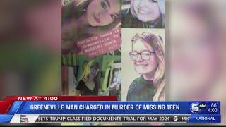 Greeneville man charged in murder of missing teen