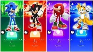 Sonic The Headhog 3 Shadow  Knuckles  Tails  Tiles Hop EDM Rush