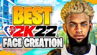 *NEW* NBA 2K22 BEST COMP FACE CREATION TUTORIAL (DRIPPY FACE SCANS)