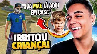 FREITAS CAI COM A CRIANÇA MAIS CHATA DO FREE FIRE E FAZ ELA CHORAR!!! - free fire