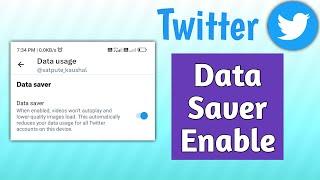 how to turn on data saver mode on twitter | twitter data saver enable