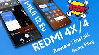 REDMI 4X/4 MIUI 12 Eu ANDROID 10 ROM Review and Install | MIUI 12 UPDATE | DOWNLOAD MIUI 12 ROM