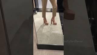 VALENTINO PLATFORM HEELS TRY ON