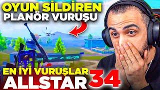 UÇARAK PLANÖRDEKİ 2 RAKİBİ VURDU (İMKANSIZ!!)  EN İYİ VURUŞLAR ALLSTAR #34 | PUBG MOBILE