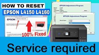 how to reset epson l4150, l4250 printer || epson l4150, l4250 adjustment program free download
