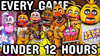 How I beat EVERY FNAF game in UNDER 12 HOURS