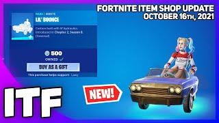 Fortnite Item Shop *NEW* LIL' BOUNCE EMOTE + DC SHOP! [October 16th, 2021] (Fortnite Battle Royale)