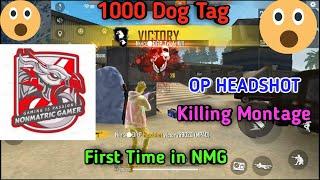 #Non Matric Gamer      1000+ Dog tag….First Tornament in NMG Guild…With OP Headshot Killing Montage