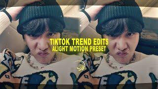 Tiktok trend edits preset base || Alight Motion (Qr Code + Link + xml)